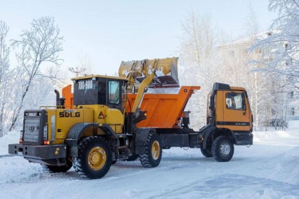 Снег в Сургуте под контролем
