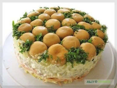 Салат "Грибная поляна": Как создать кулинарный шедевр