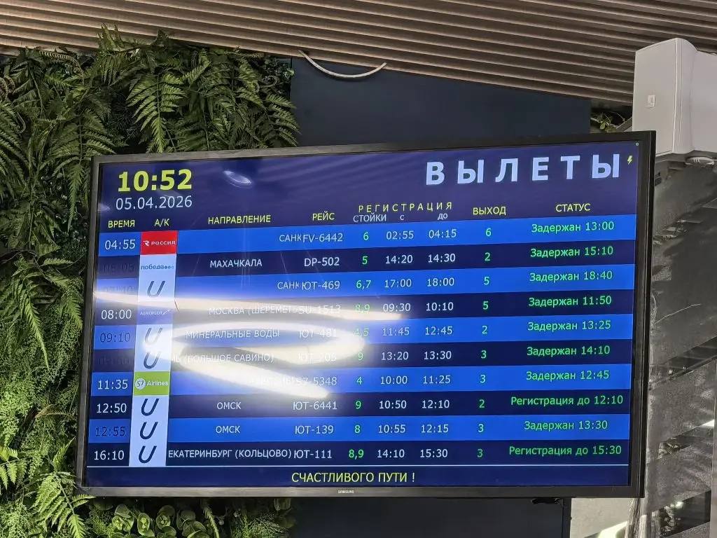 Подписчики делятся: «Из-за тумана массовая задержка рейсов в аэропорту. Пассажирам некоторых рейсов предлагают еду и гостиницу»