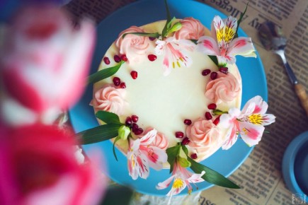 Шоколадный торт с апельсиновым конфи и орео