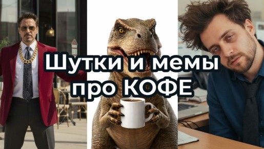 Кофейные мемы для офиса: веселые паузы с шутками о бодрости