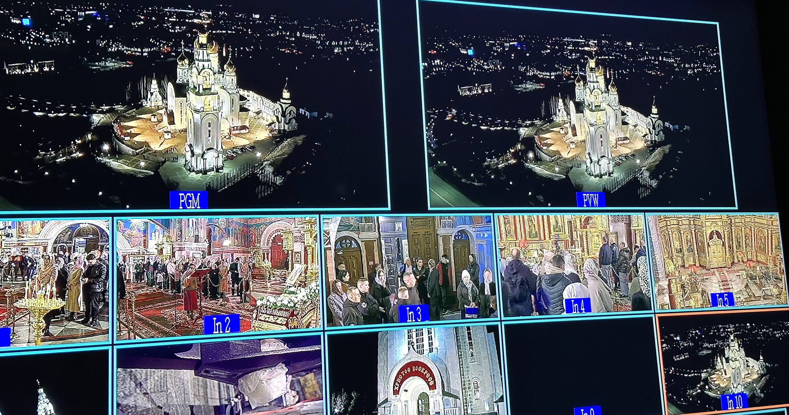 В ночь с 11 на 12 апреля окружная телерадиокомпания «Югра» показала в прямом эфире Пасхальное богослужение, которое в Кафедральном соборе Воскресения Христова провёл митрополит Ханты-Мансийский и Сургутский Павел В ночь с 11 на 12 апреля окружная телерадиокомпания «Югра» показала в прямом эфире Пасхальное богослужение, которое в Кафедральном соборе Воскресения Христова провёл митрополит Ханты-Мансийский и Сургутский Павел