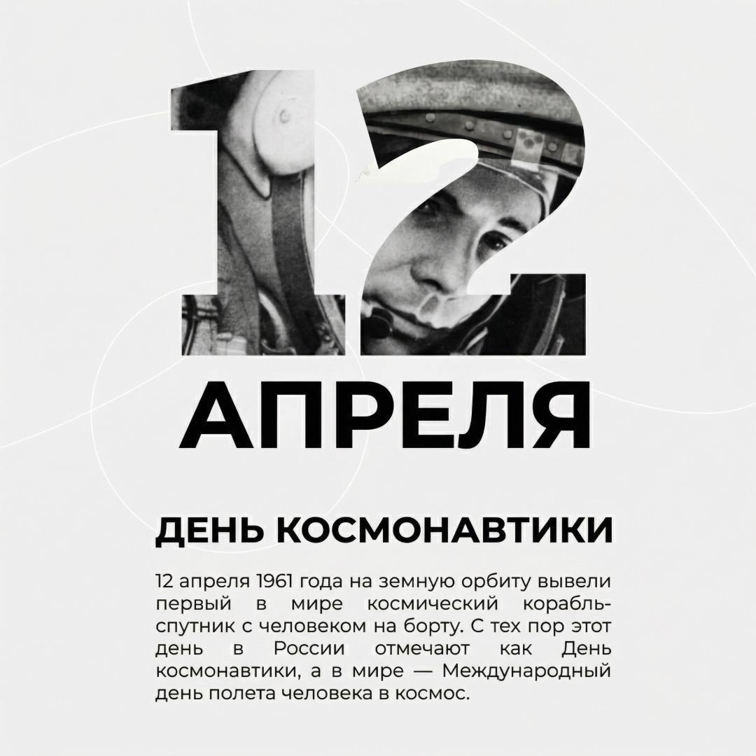 65 лет первому полёту человека в космос!