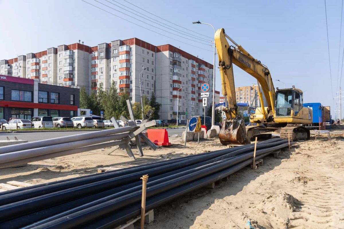 В Сургуте ведётся масштабная реконструкция улицы Игоря Киртбая В Сургуте ведётся масштабная реконструкция улицы Игоря Киртбая