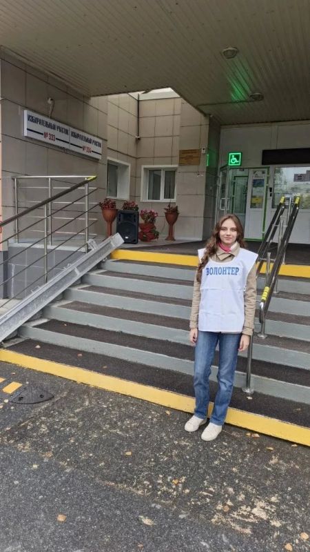 На избирательных участках Сургута работают волонтёры На избирательных участках Сургута работают волонтёры
